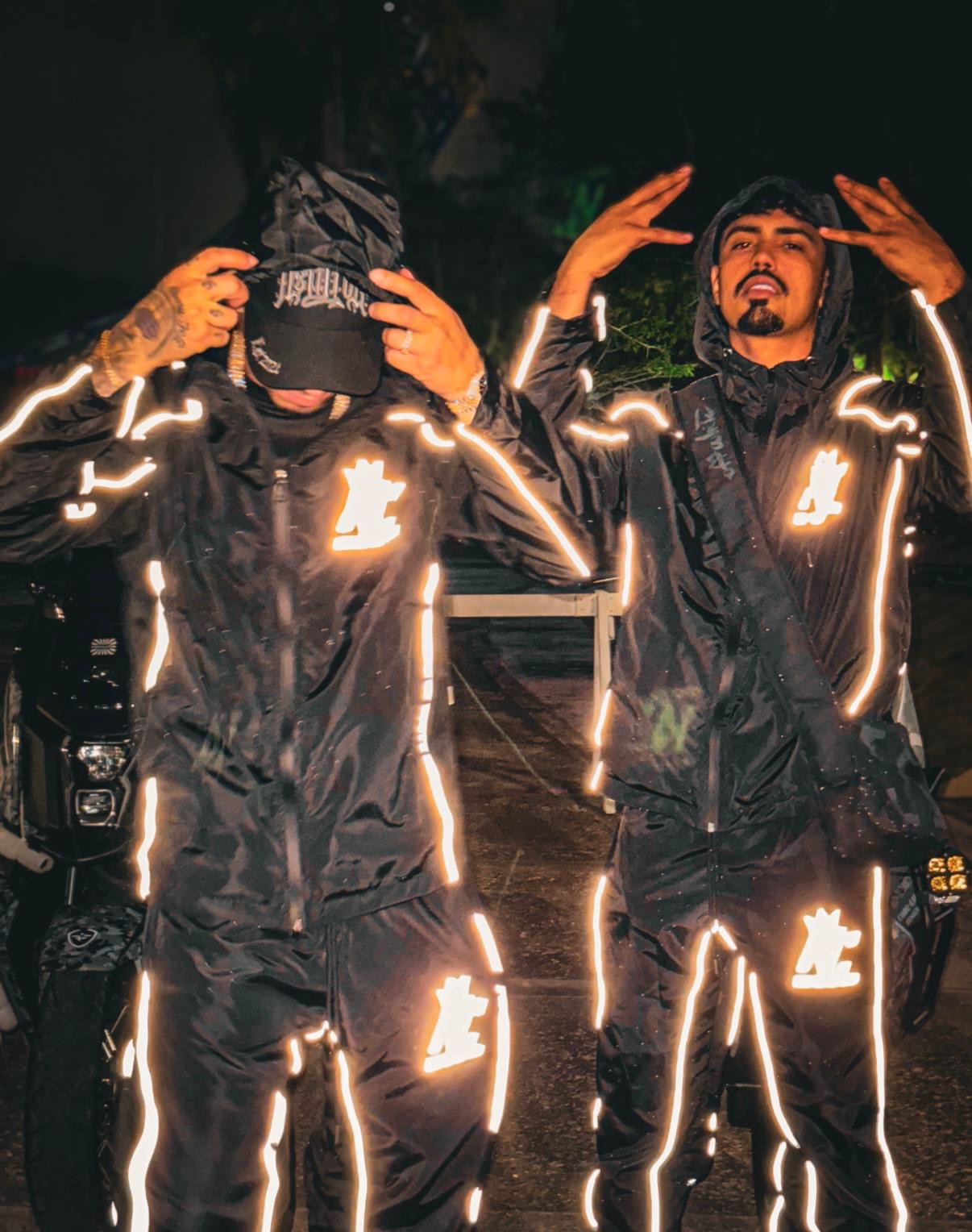 SET REFLECTIVOS NEGRO