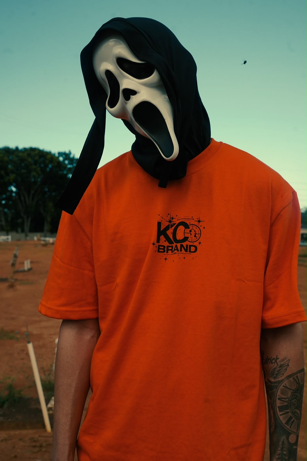 Demon tee orange
