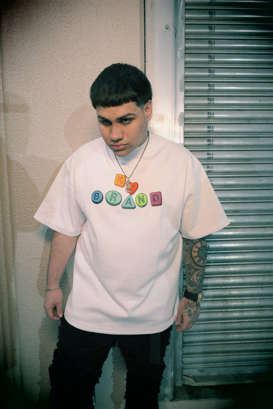 Pill tees white