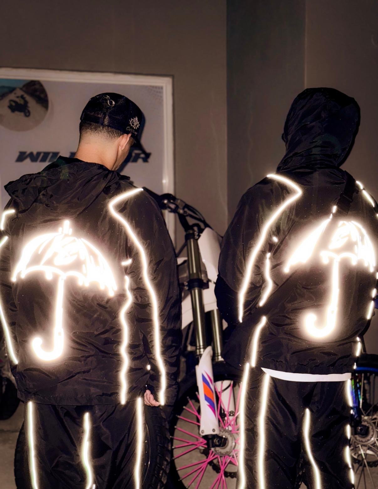 SET REFLECTIVOS NEGRO